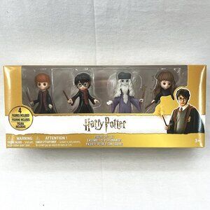 New Harry Potter Figure Gift Set of 4 Figures - Ron, Harry, Dumbledore, Hermione